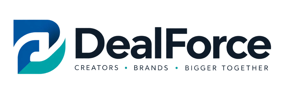 DealForce — Creators · Brands · Bigger together